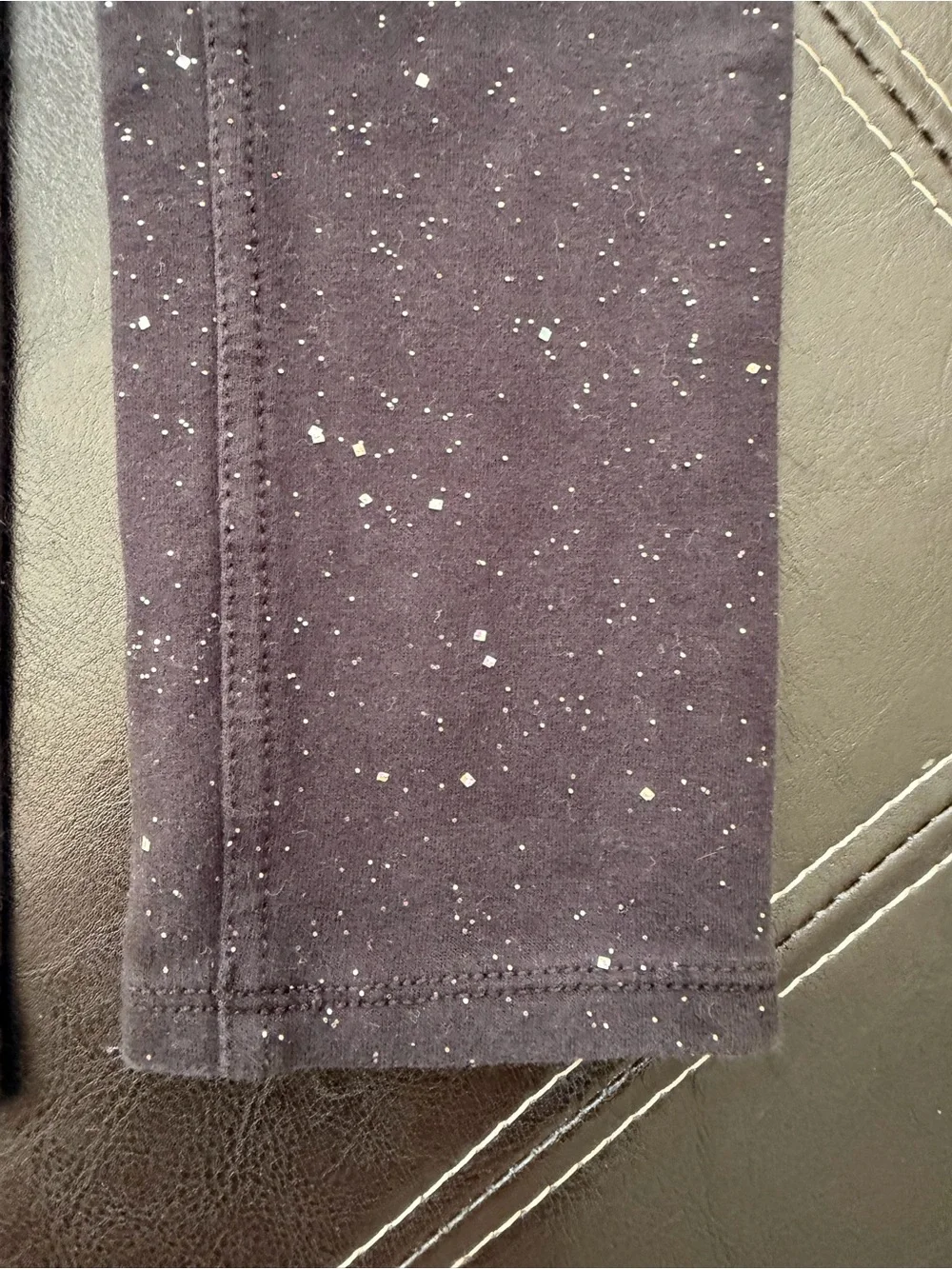 Jumping Beans - Girl’s Black Sparkly Leggings